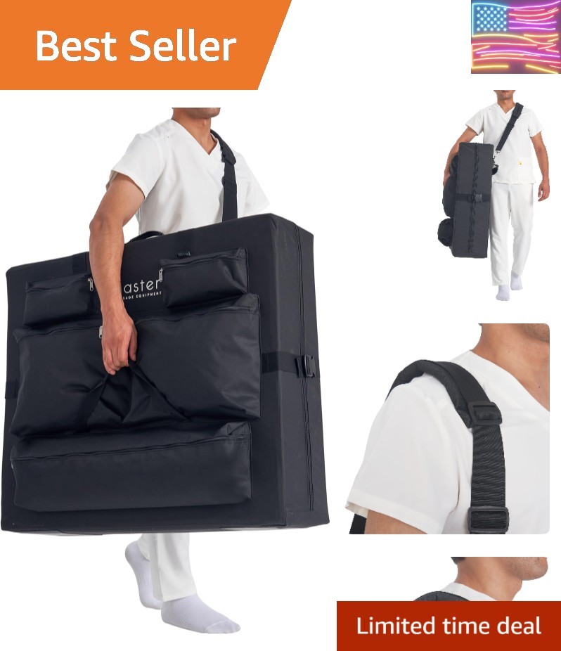 Effortless Transportation with our Universal Massage Table Carry Case - Black
