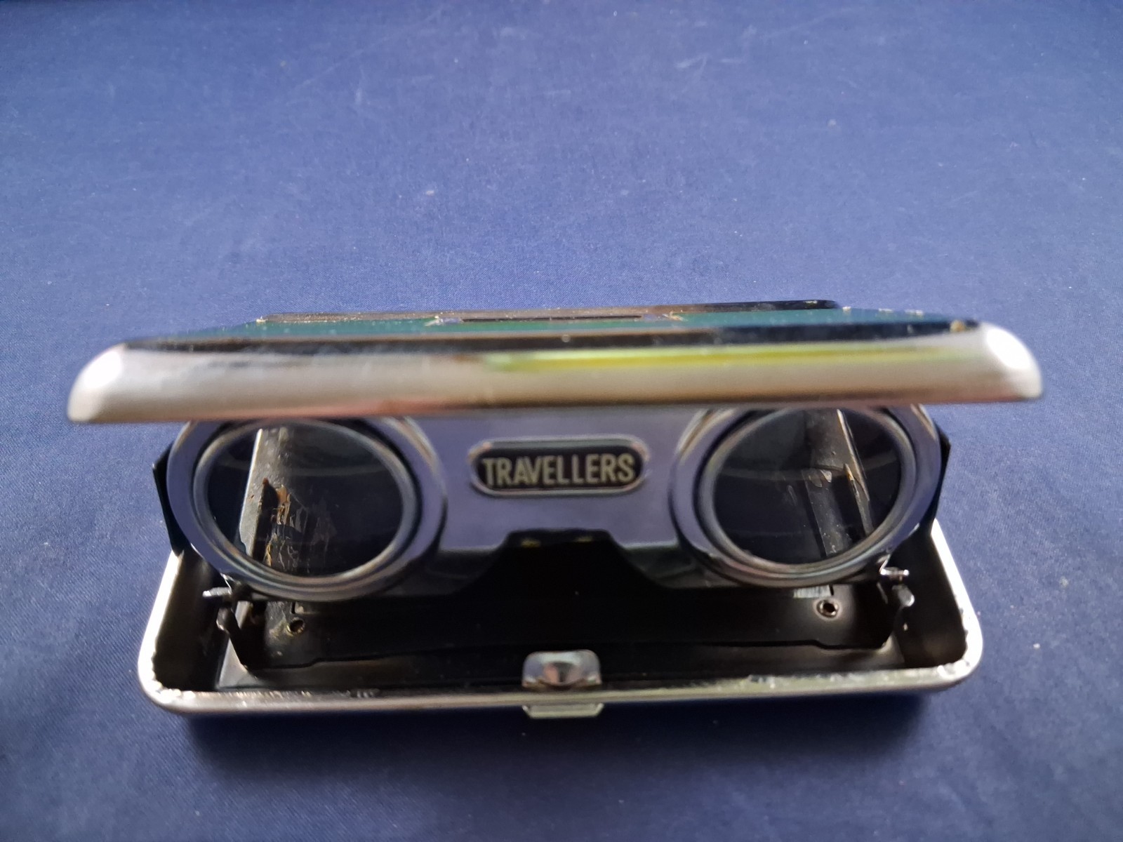 Vtg Travellers Opera Pocket Binoculars Made In Japan EUC  *17FB