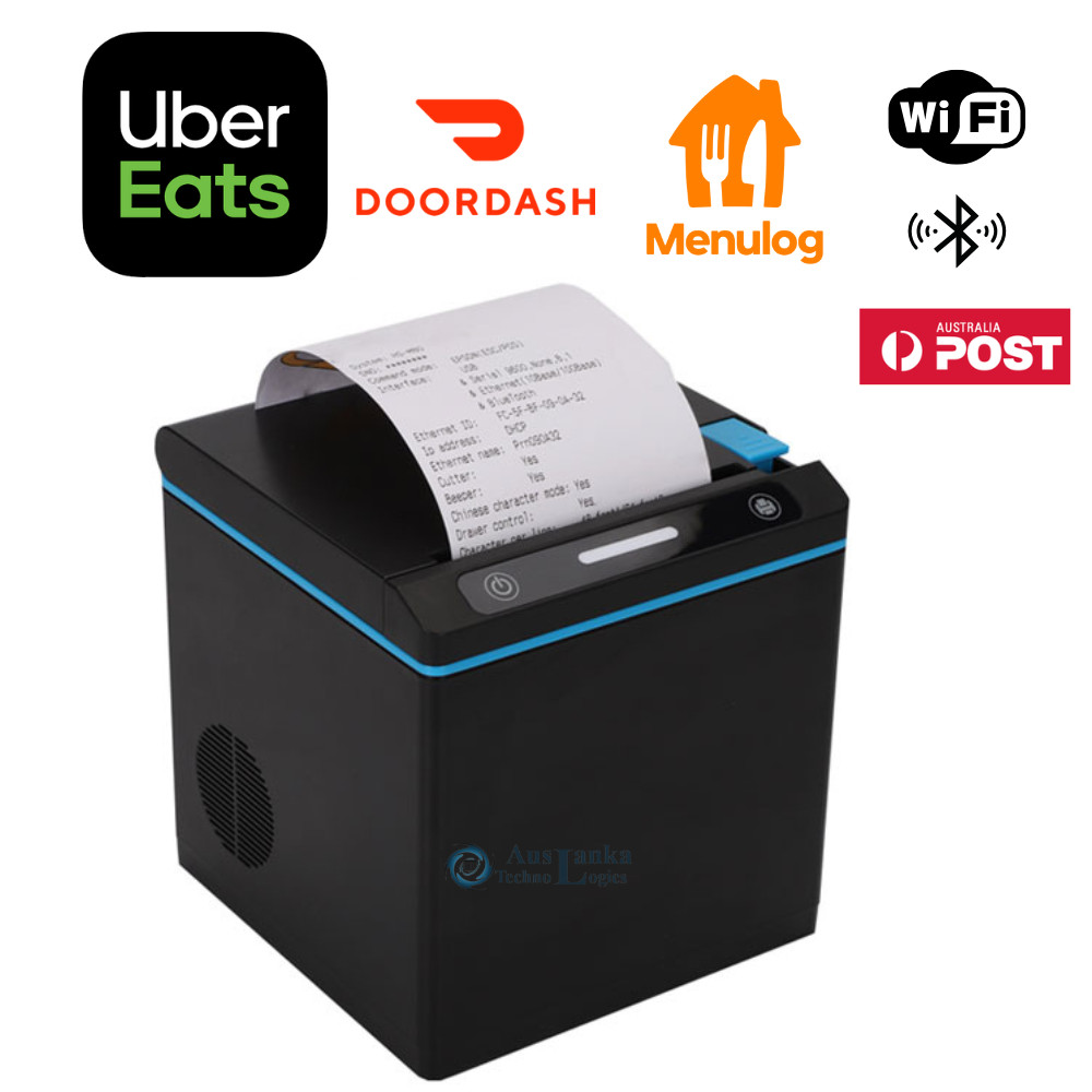All-in-One Printer for Uber Eats, DoorDash, Menulog Thermal 80mm
