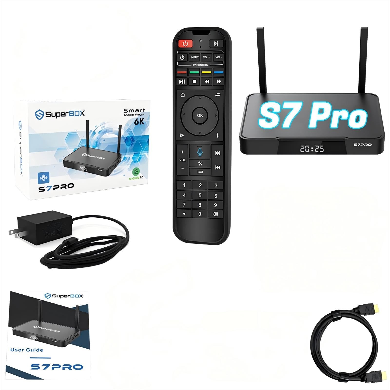 MediaPlayer with all channel 2026Superbox S7PRO VS VSEEBOX V6PRO Streaming TvBox