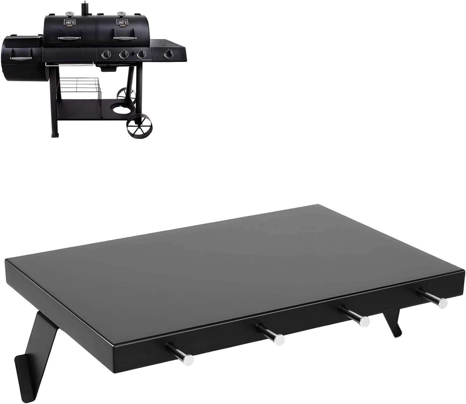Utheer Front Shelf for Oklahoma Joe's Longhorn Combo 3-Burner Charcoal/Gas Smoke