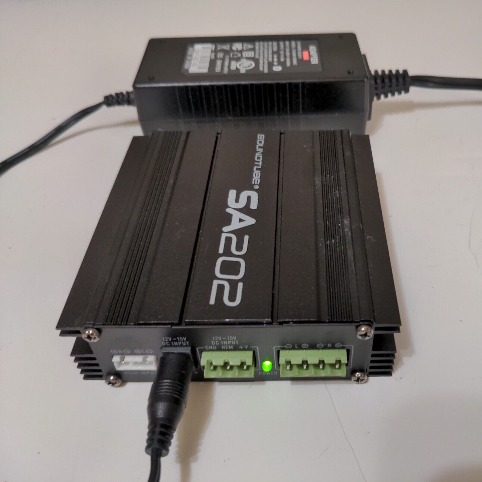 SoundTube SA202 20W Stereo Mini Amplifier w/ 12VDC 3A Power Supply