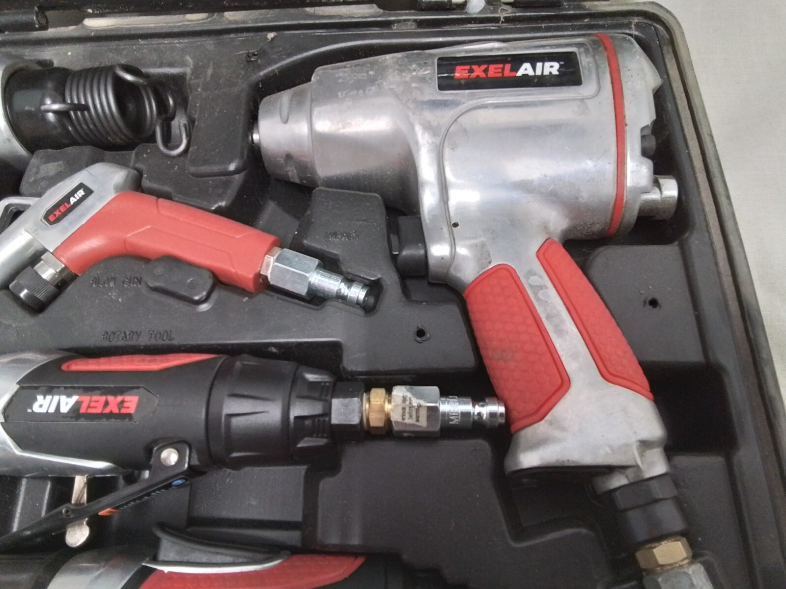 EXELAIR Professional Air Tool Accessory Kit - Read Description!