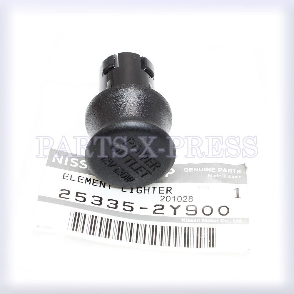 OEM GENUINE NISSAN INFINITI CIGARETTE LIGHTER HOUSING KNOB ELEMENT 25335-2Y900