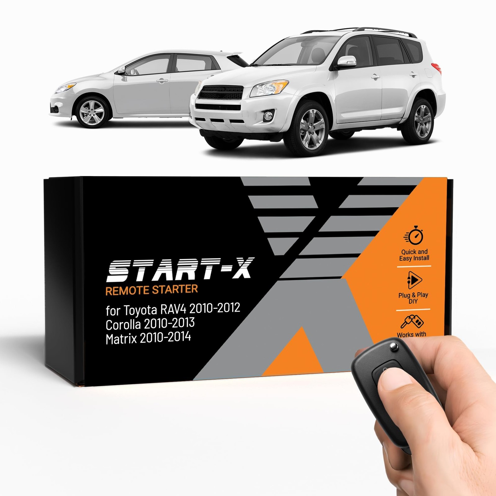 Start-X Remote Starter Kit for Toyota RAV4 (2010, 2011, 2012), Corolla (2010,...