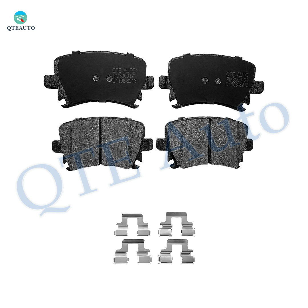 Rear Ceramic Brake Pad Kit For 2007-2009 Volkswagen EOS