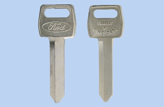 Ford Logo Key Blank OEM Ignition Door H51 Square Cougar Fairlane Thunderbird
