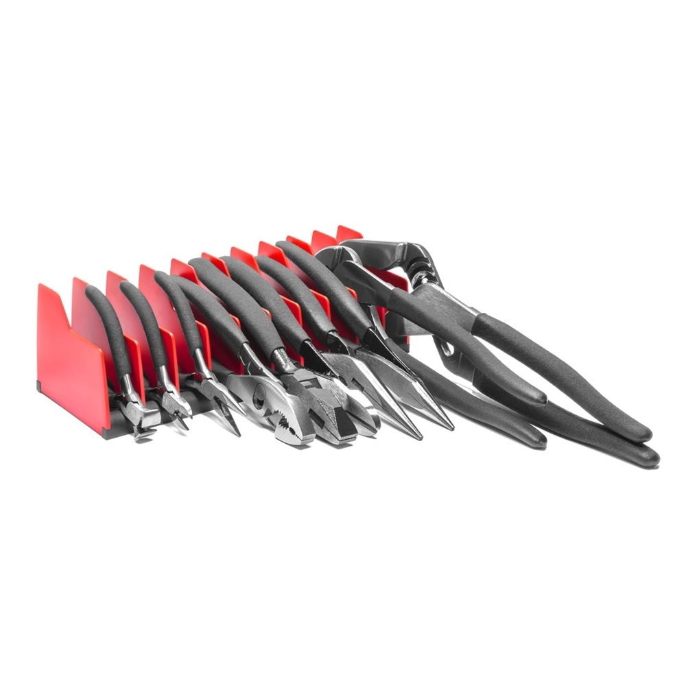 Ernst 5502 Plier Pro 10-Tool Organizer Rack Orange Box Insert with Grip