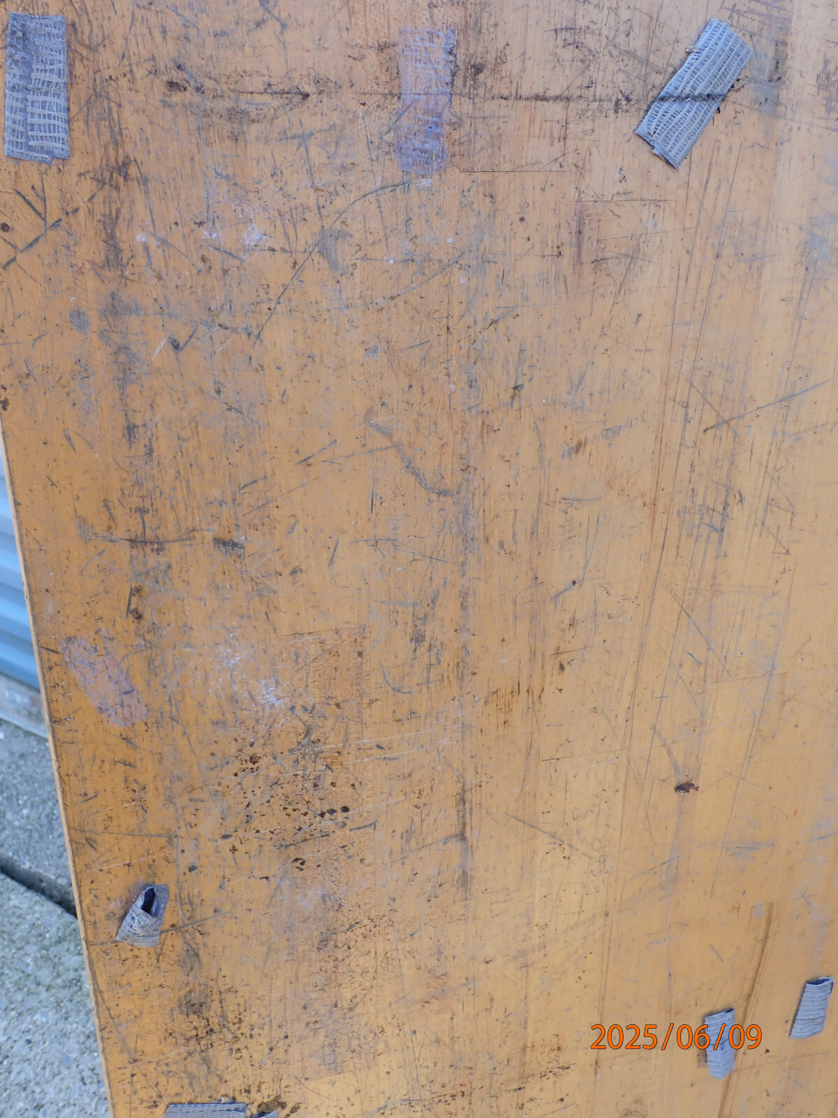 WOOD WELDED MAPLE BUTCHER BLOCK WORKBENCH WORK BENCH TOP FROM A MACHINE SHOP