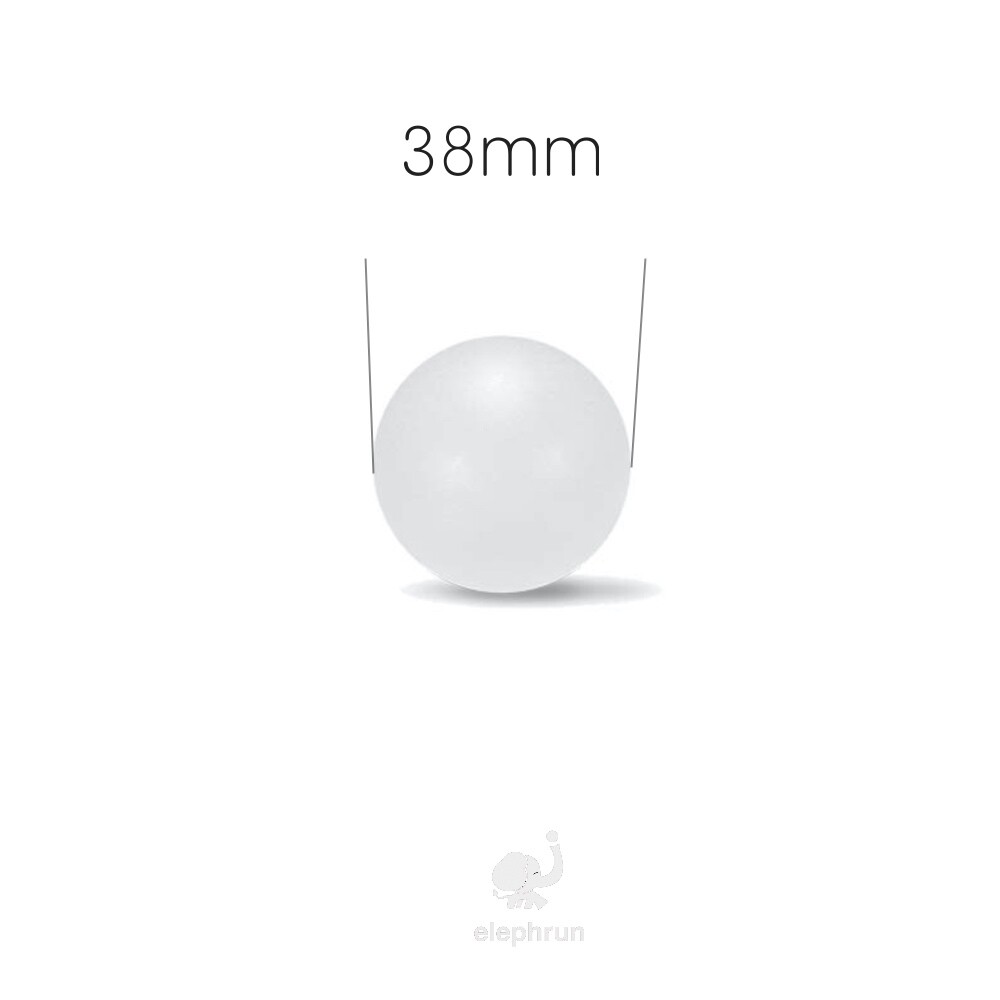 38mm Polypropylene ( PP ) Solid Plastic Bearing Balls Precision Sphere