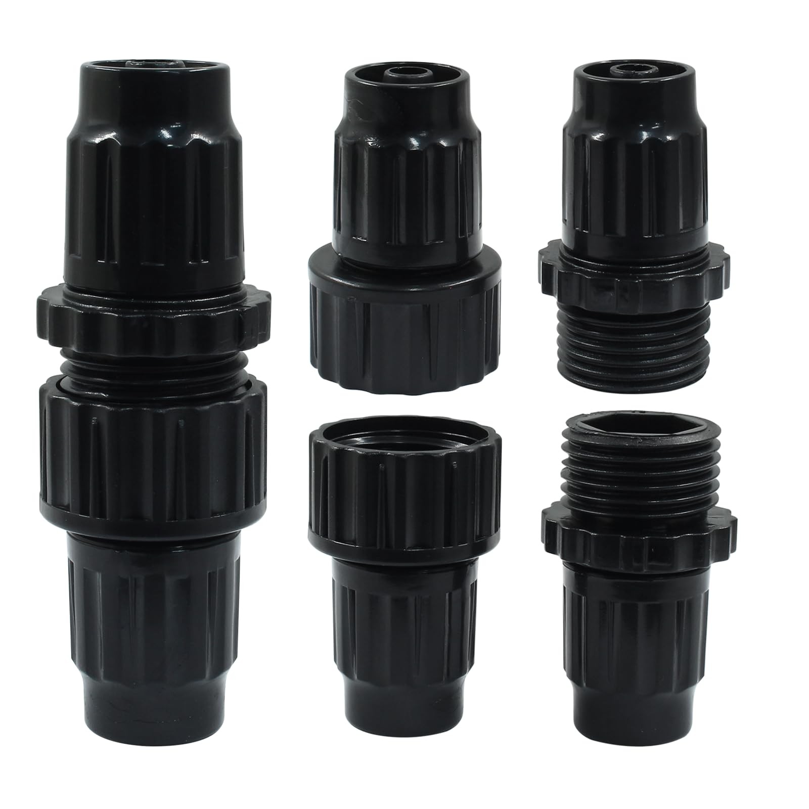 Rierdge 3 Sets Garden Expandable Hose Repair Kit Faucet Adapter Female Male...
