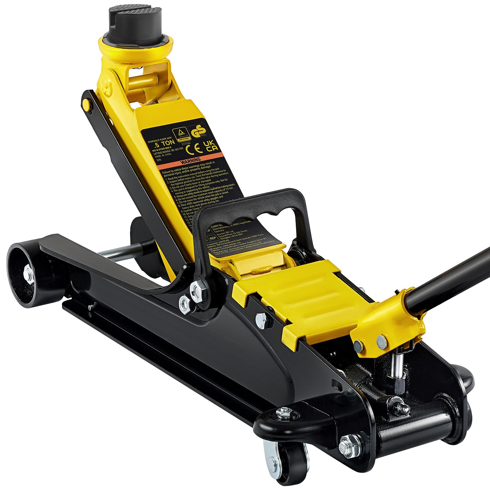 2.5 Ton Low Profile Floor Jack Heavy Steel Hydraulic Jack w/Single Piston Pump