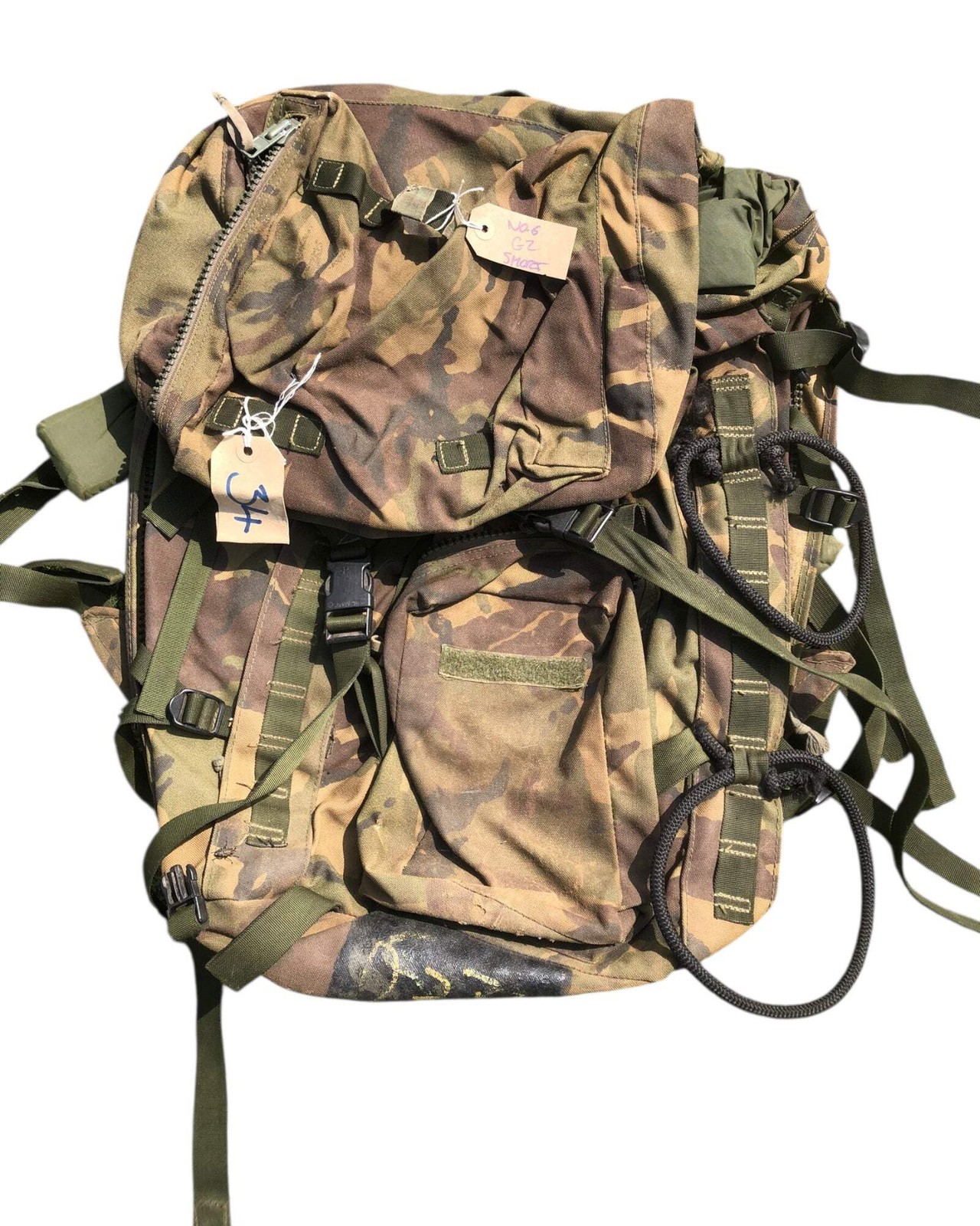 Dpm Bergen British Army 100 ltr bergen DPM short back no spine grade 2