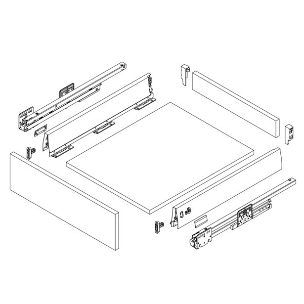 DTC Dragon Pro Drawer System Soft Close (White)