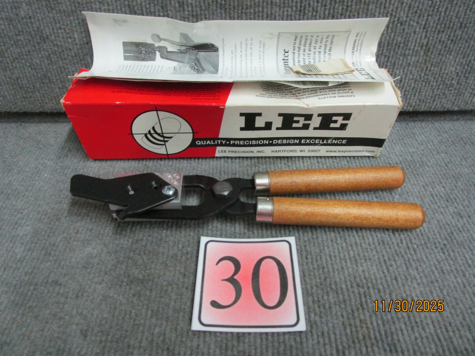 Vintage Lee 2 Cavity TL410-210-SWC Bullet Mold New
