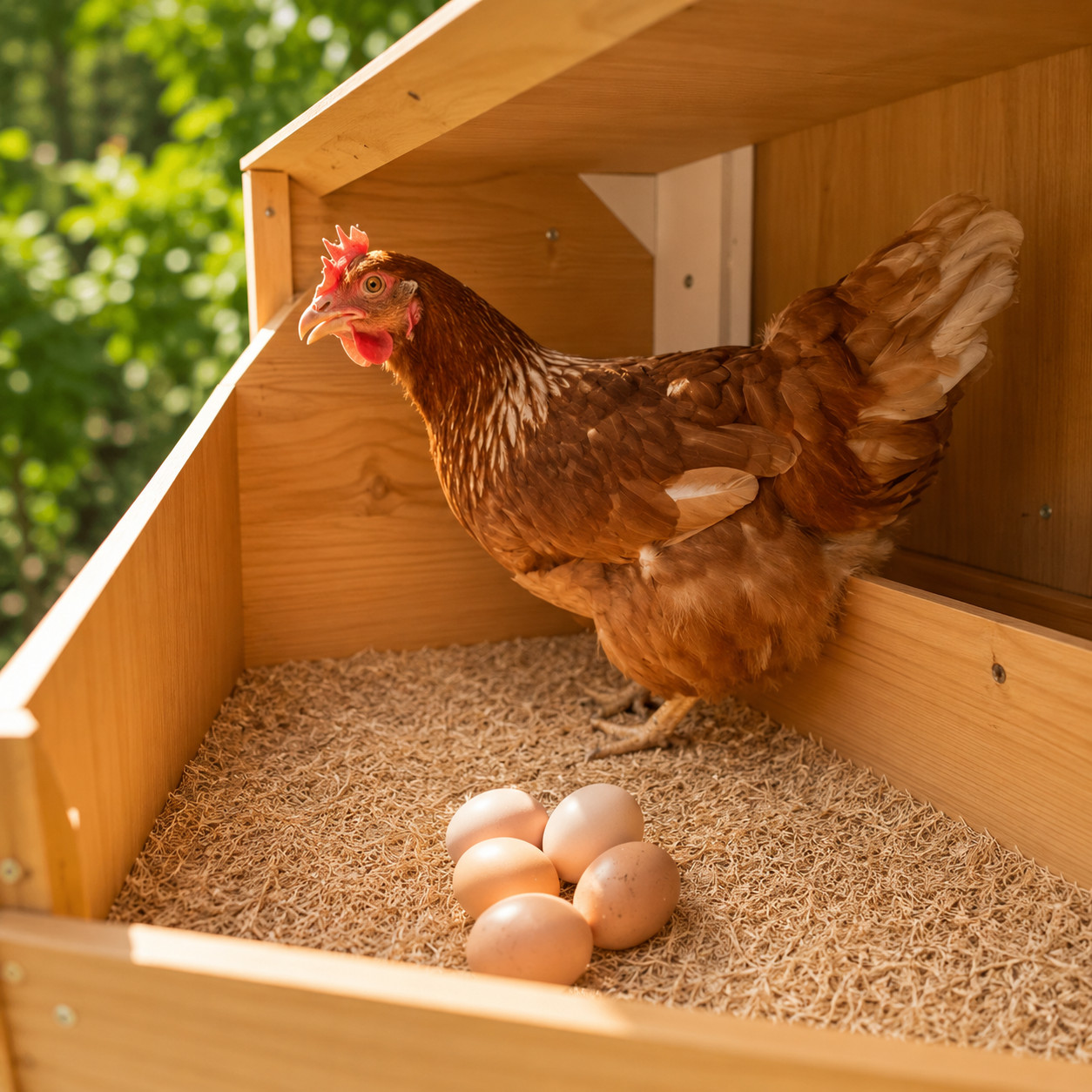 Chicken Nesting Box Liner Coconut Fiber Nest Mat for Chicken Coops Bird Nests