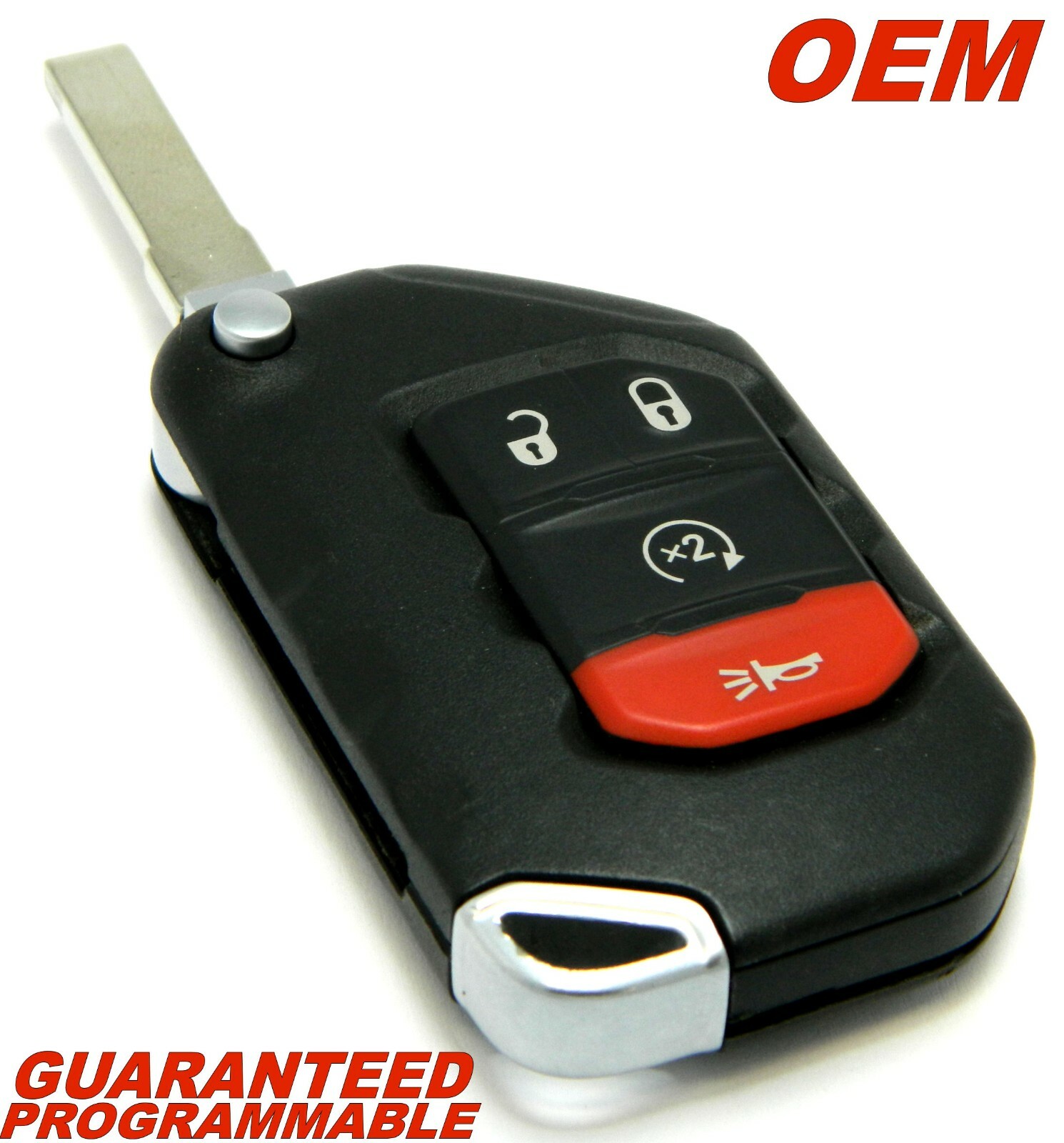 2018-2026 JEEP WRANGLER REMOTE FLIP KEY FOB 68416784 OHT1130261 UNLOCKED OEM