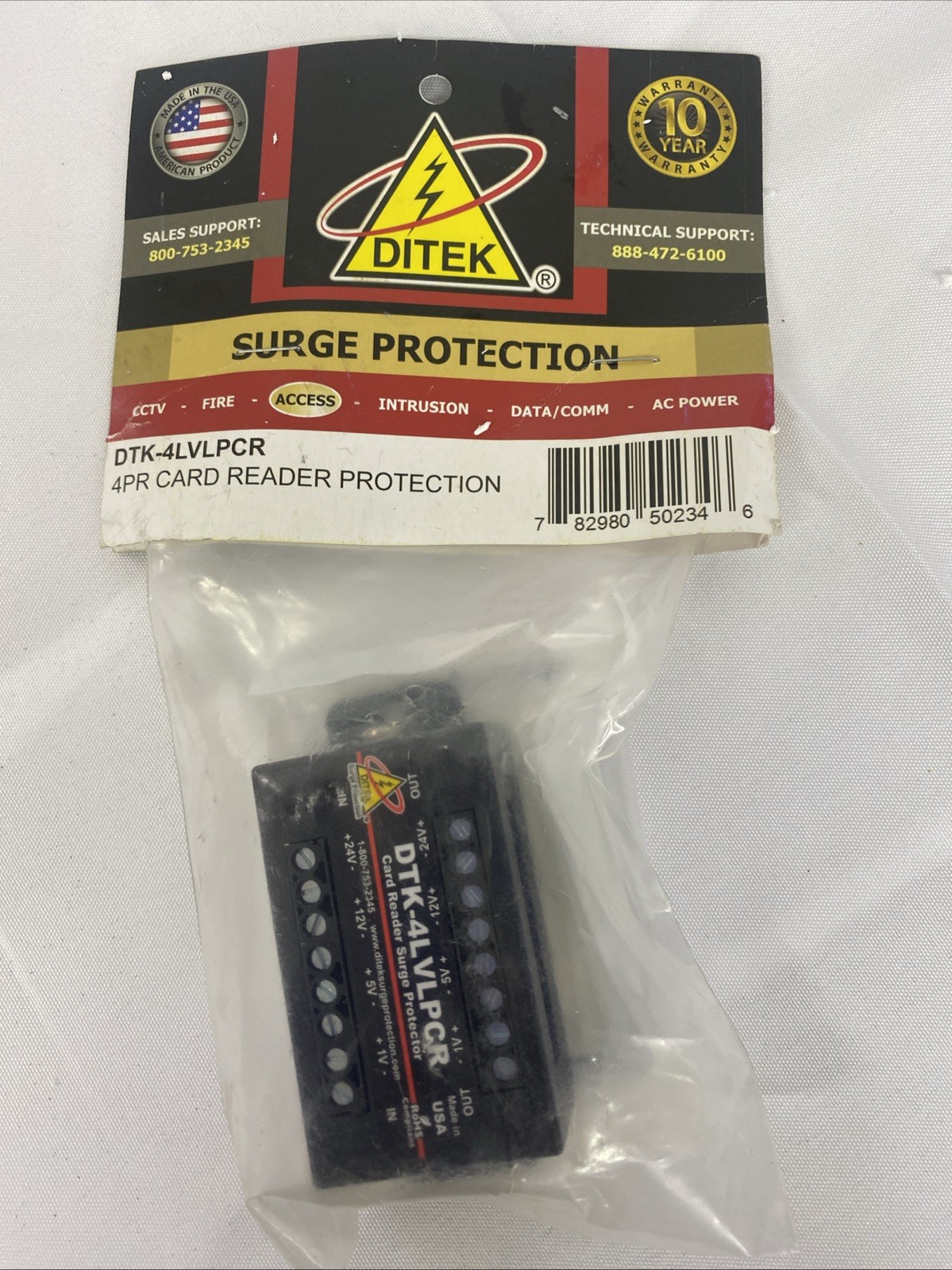 DITEK DTK-4LVLPCR Card Reader Surge Protection