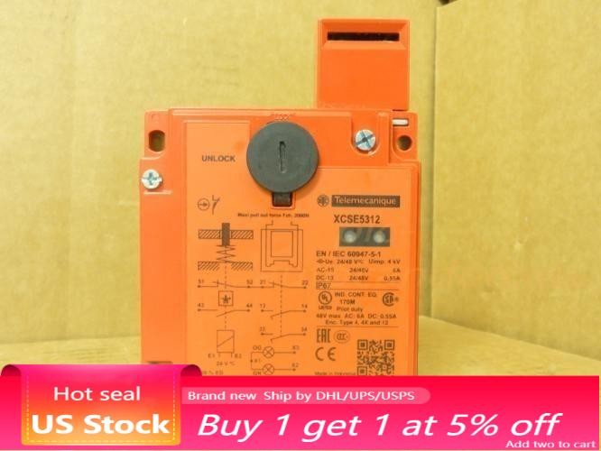 Telemecanique XCSE5312 Safety Interlock Limit Switch 240/480 US Free TAX