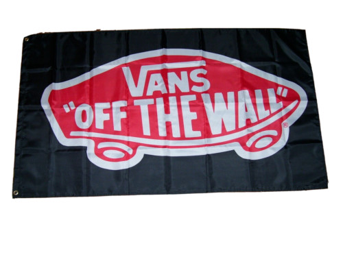 VANS SKATEBOARD 3'X5' FLAG BANNER OFF THE WALL SHOES MAN CAVE WALL FAST SHIPPING