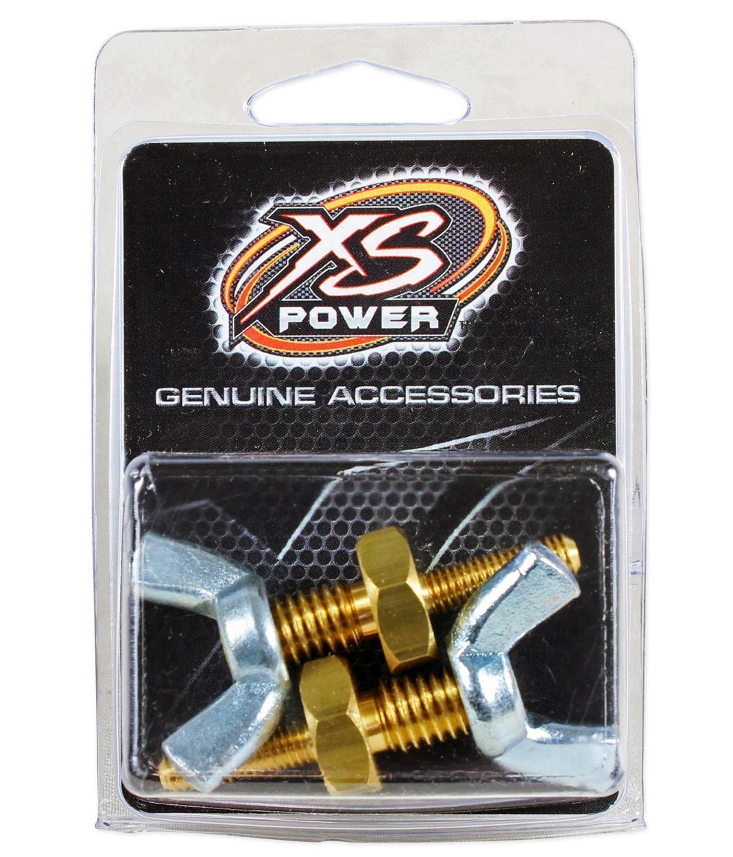 Pair Of (2) XS Power 590 3/8" Battery Post Wing Nut Stud Adaptors