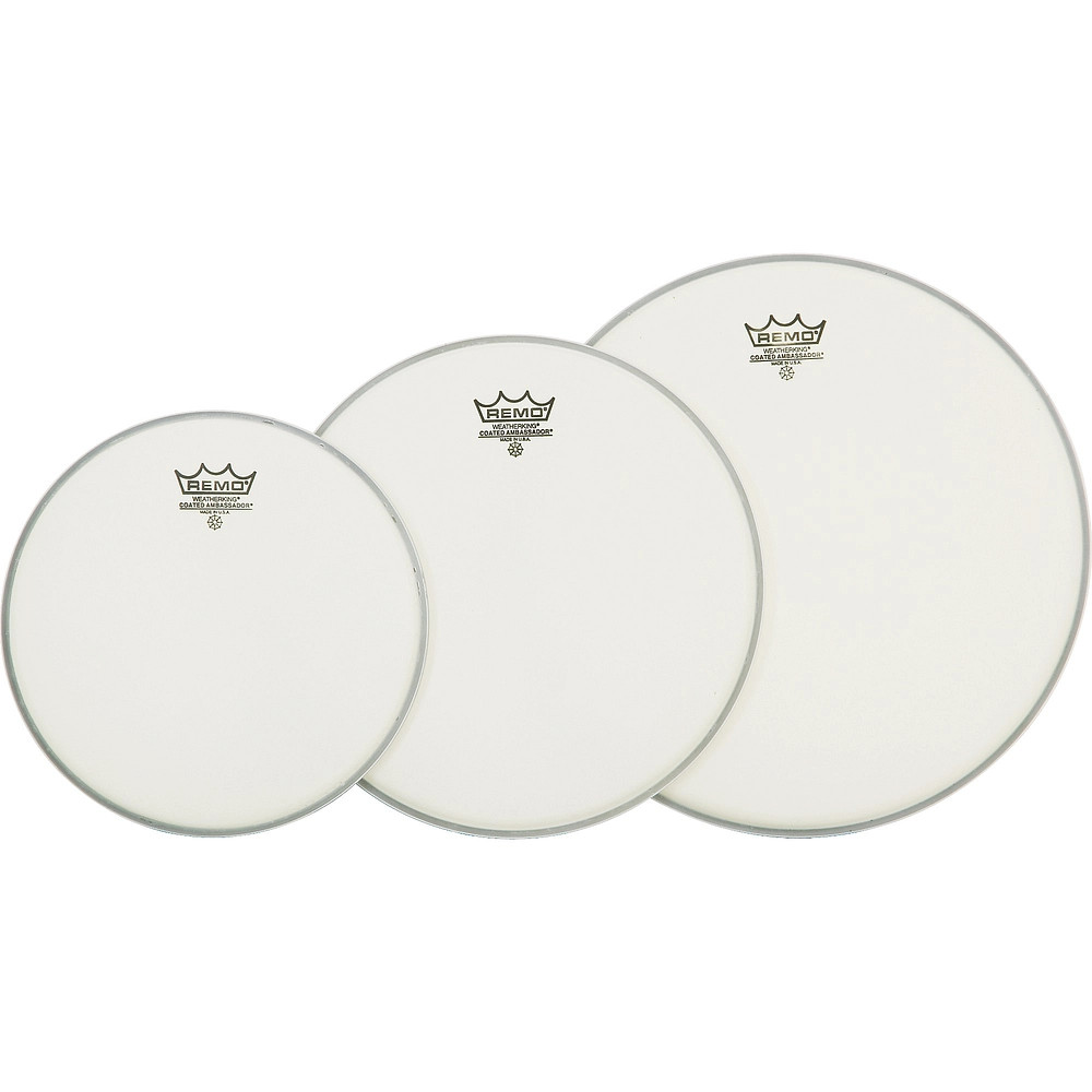 Remo Ambassador Tom Drumhead Pack Standard Coated