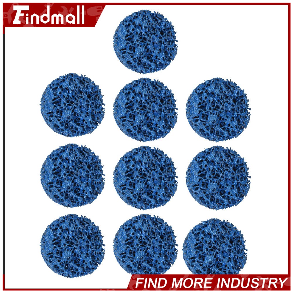 Findmall 10 Pack 2" Blue Quick Change Easy Strip & Clean Discs New