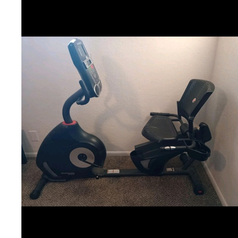 Schwinn 270 Recumbent Exercise Bike Black Magnetic Resistance Console