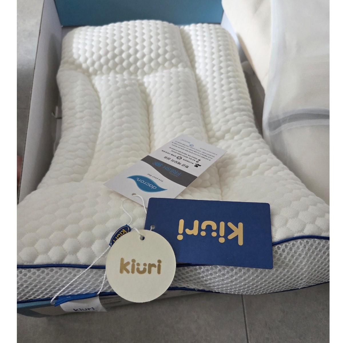 KIURI U1 U2 U3 Memory Foam Contour Pillow Neck Support Side Sleeper Breathable