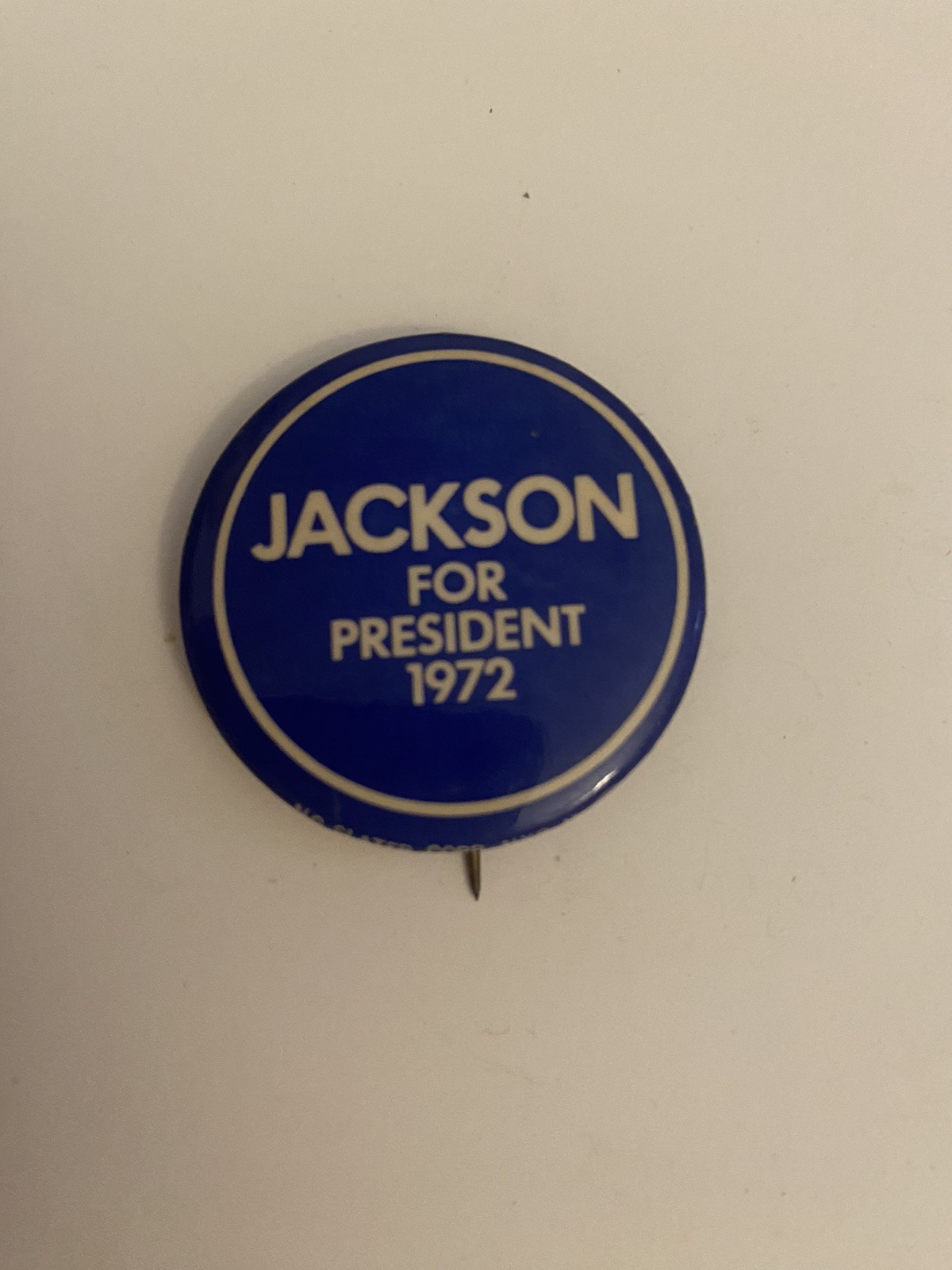 Jackson For President 1972 Pin Back Button P83