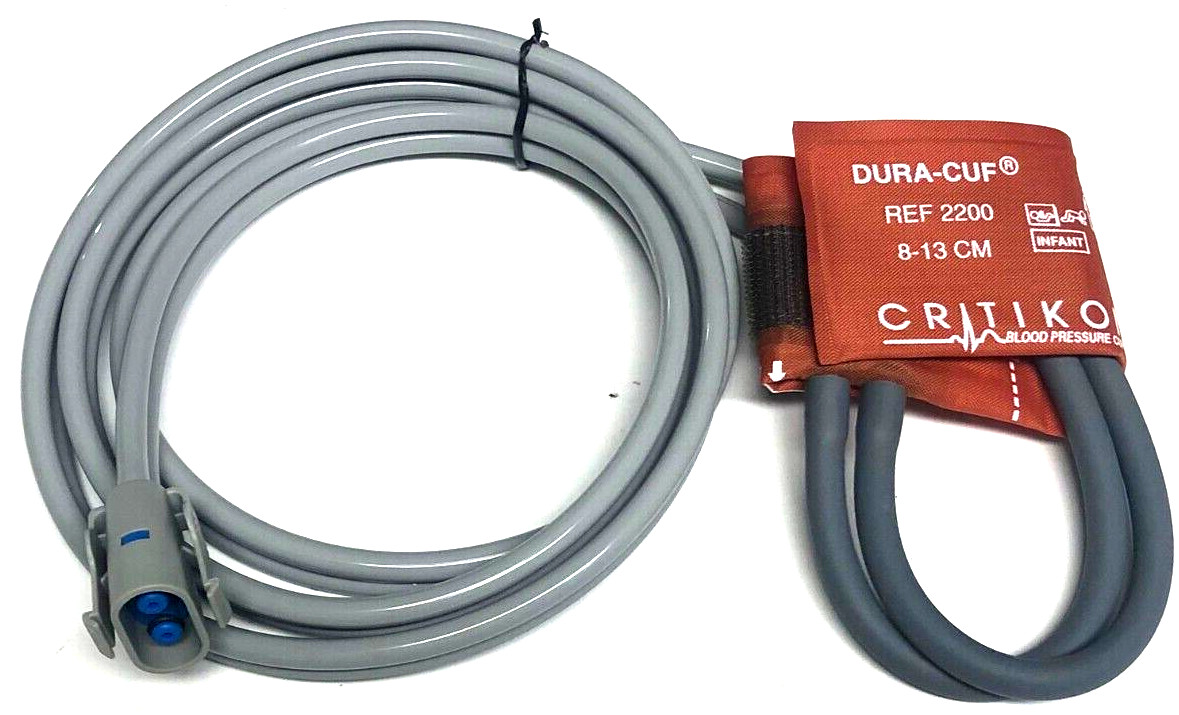 GE Dinamap Critikon Pro ProCare 300 400 Blood Pressure BP Hose Tube Infant Cuff