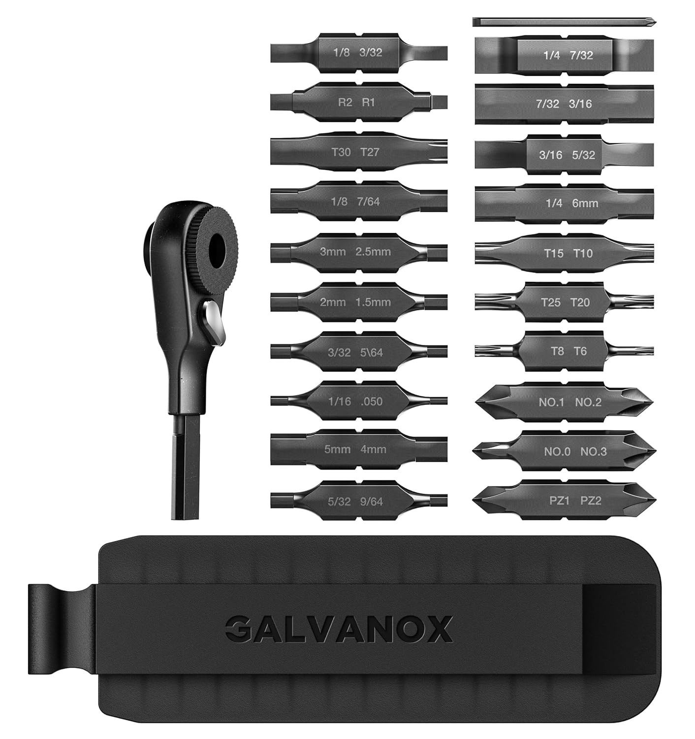 Galvanox 22PC Accessories Set, Compatible with Leatherman Multi-Tools [59HRC] Ha
