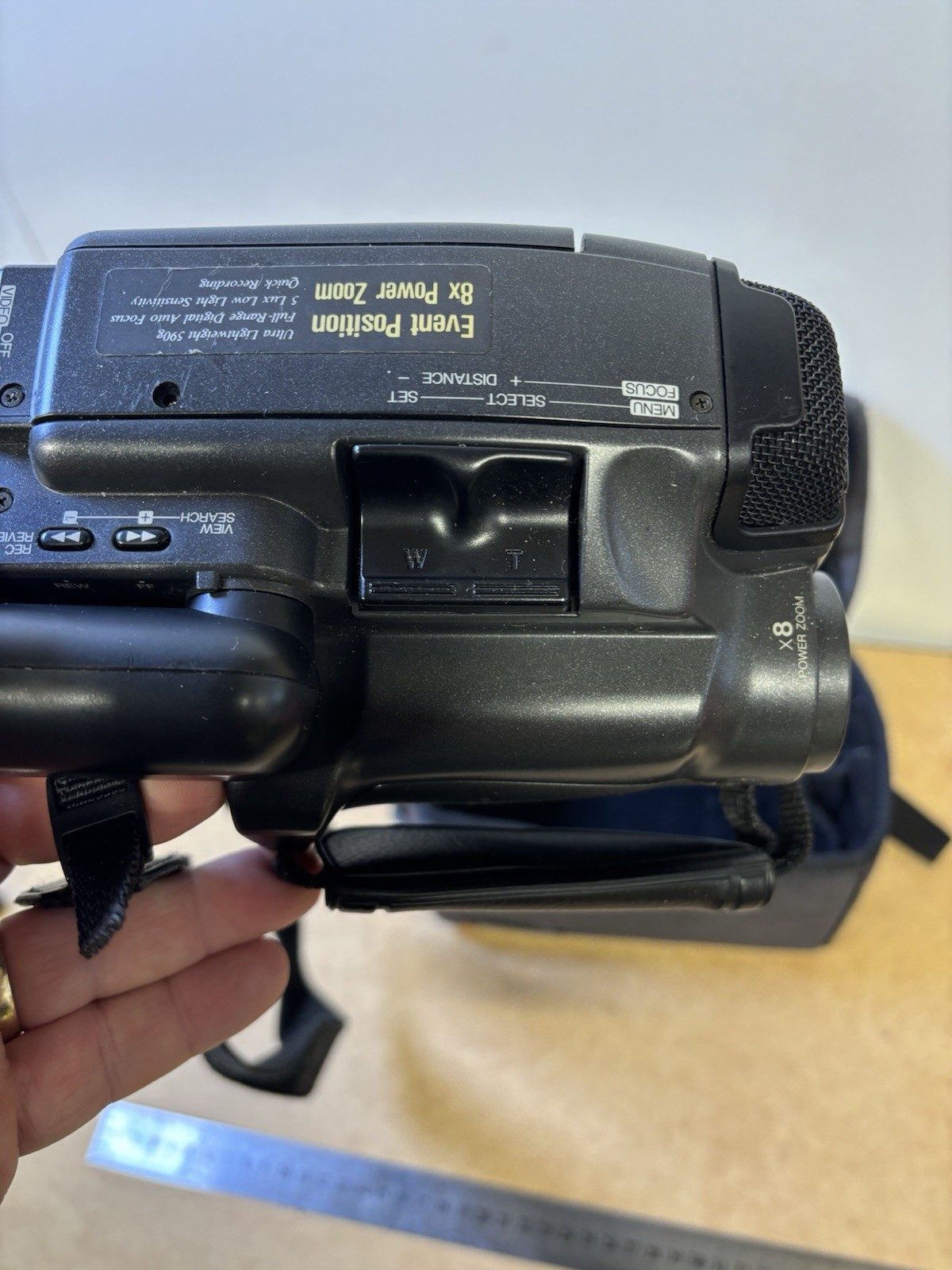 Mitsubishi HS-CX1 Video Movie Camera VHS-C PAL With case Untested