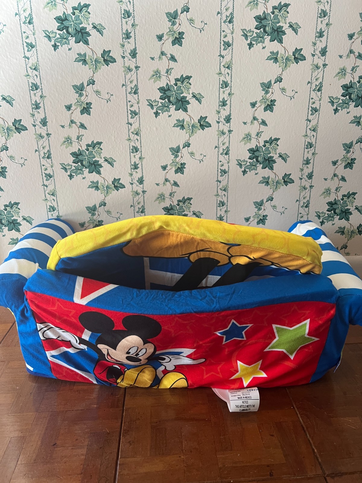 Disney Mickey Mouse Marshmallow Flip Open Foam Toddler Sofa Sleeper Chair