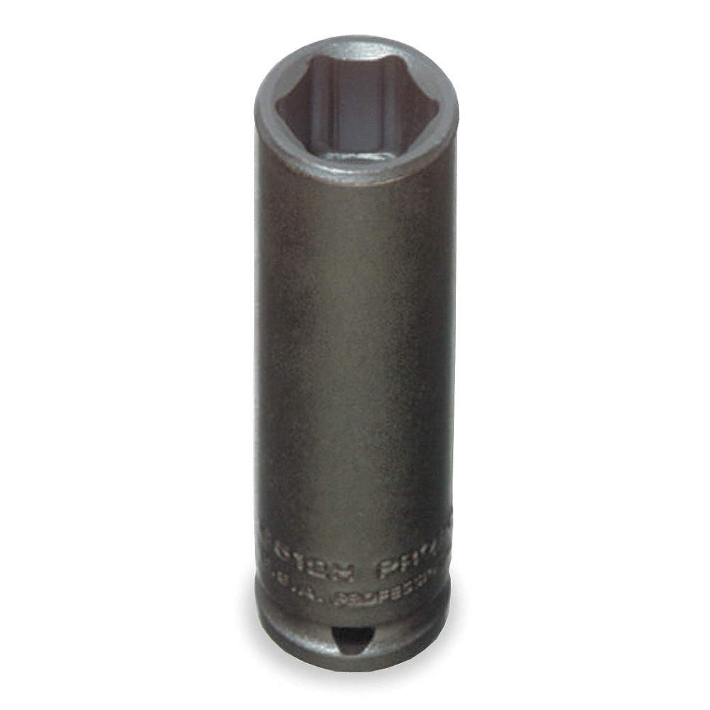 PROTO J6520H Impct Skt,Steel,Blk Oxd,5/8 in 1FP56