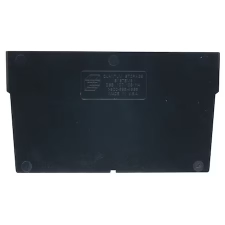 Quantum Storage Systems Dsb107/108/114 Plastic Divider, Black, 7 5/8 In L, 3 In