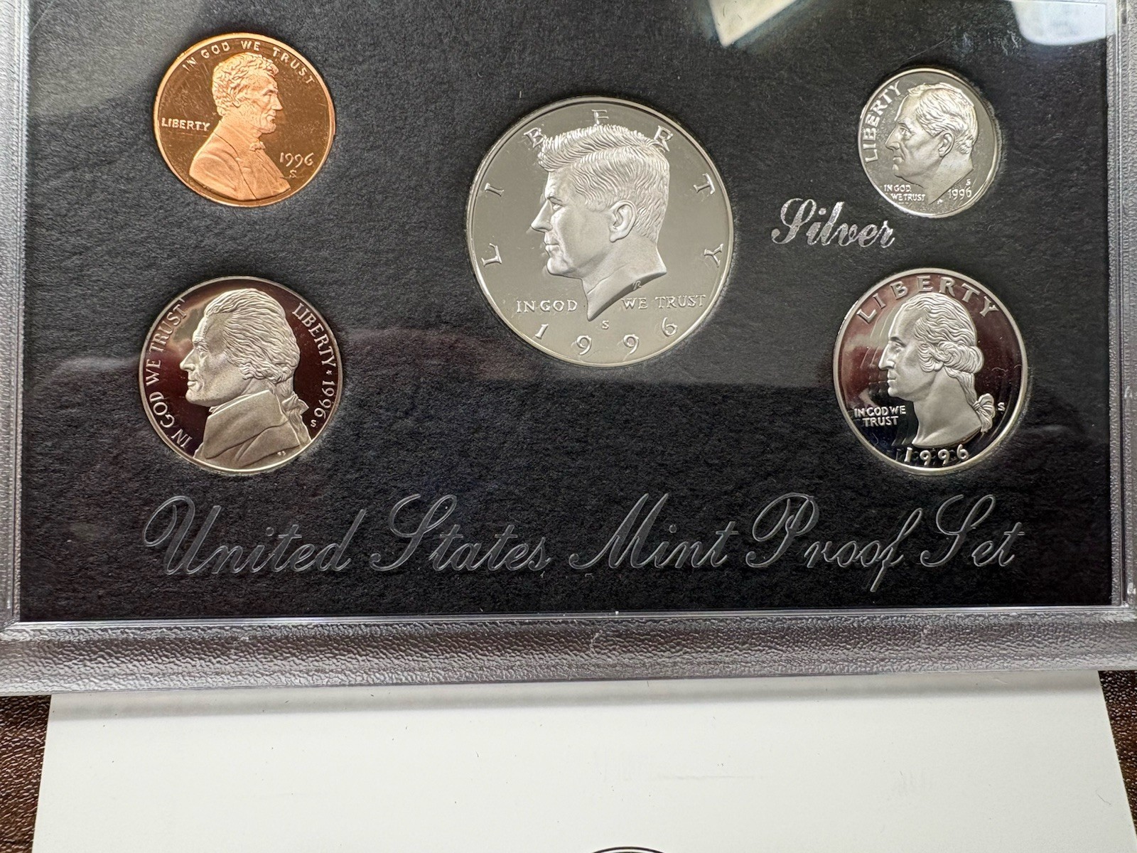 1996 United States Mint Silver Proof Set