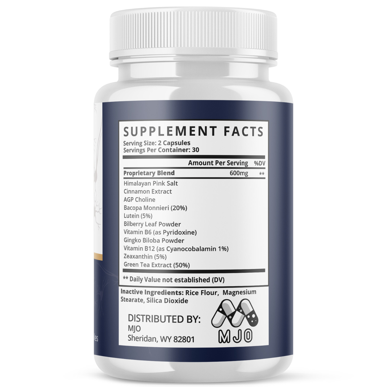 (3 Pack) MemoPryl Advanced Nootropic Brain Support Max Supplement 180 Capsules