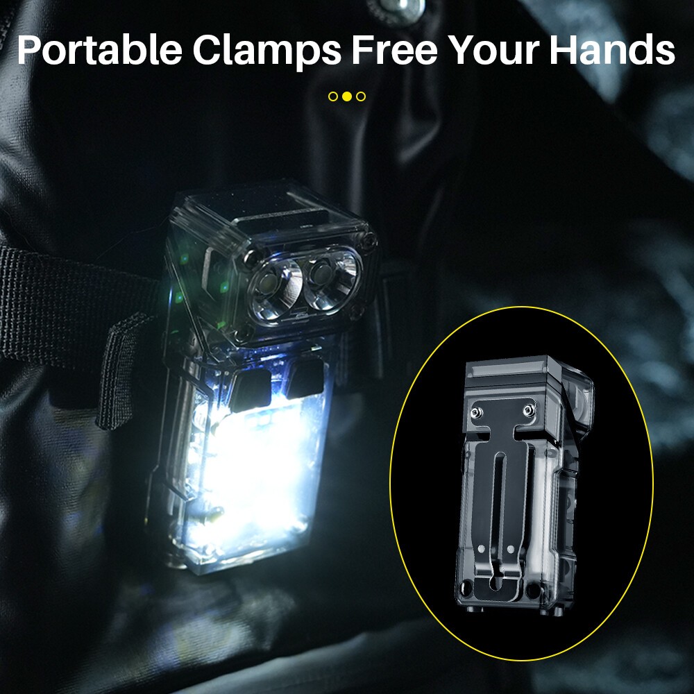 Rechargeable LED COB Work Light Mechanic Flashlight Lamp Magnetic Base Bright