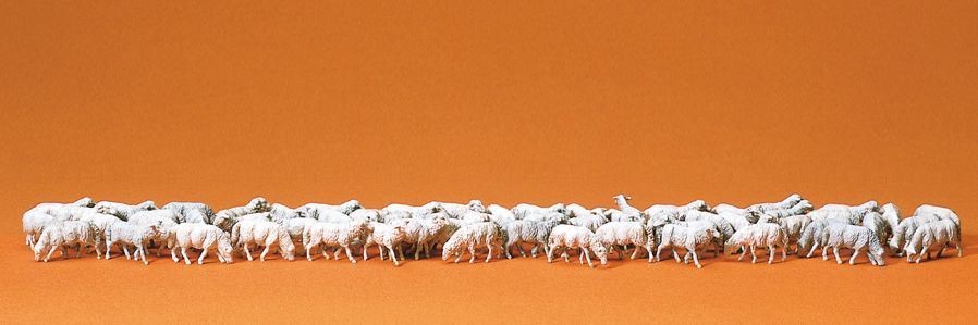 Sheep (60) Standard HO/OO gauge Figures Preiser 14411