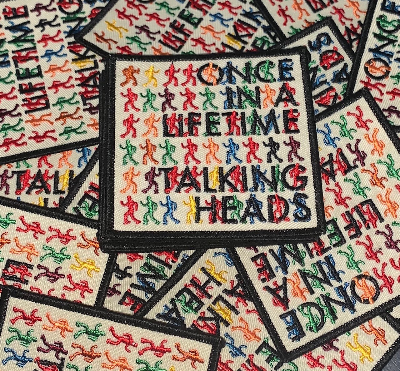 Talking Heads Patch - Once In A Lifetime David Byrne 80's band punk rock music