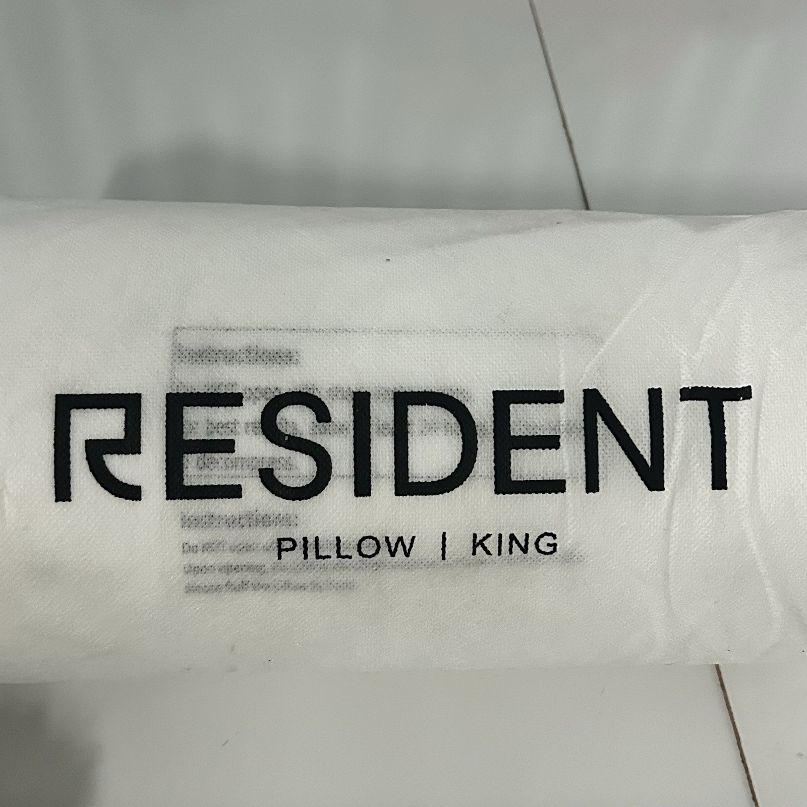 Resident Memory Foam Pillow King One Pillow New White