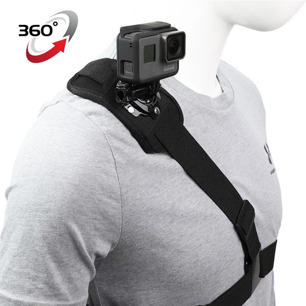 360° Shoulder Strap Mount Harness for GoPro Hero DJI Insta360 Action Camera Gift