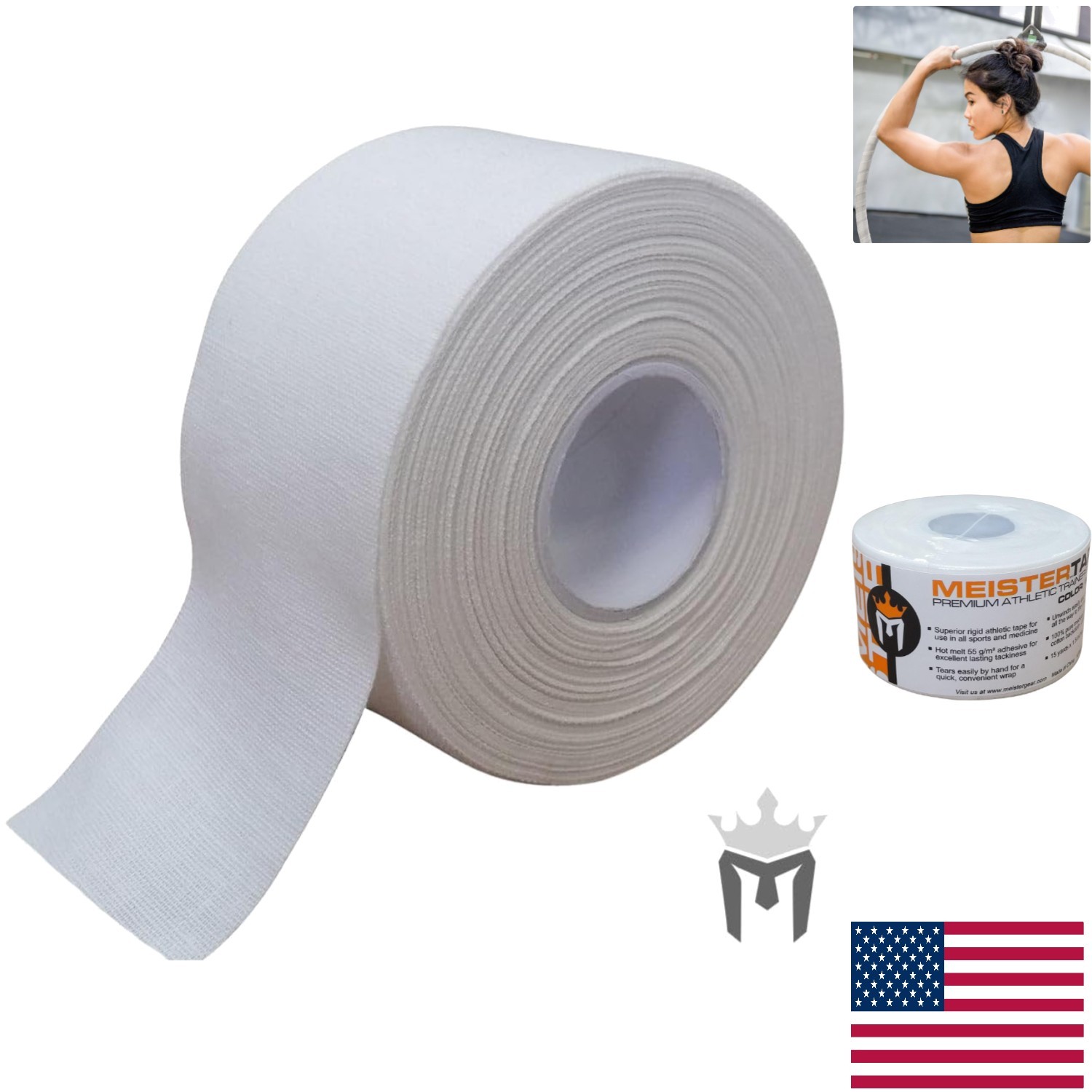 15Yd x 1.5" Athletic Trainer's Tape - Superior Support for All Sports