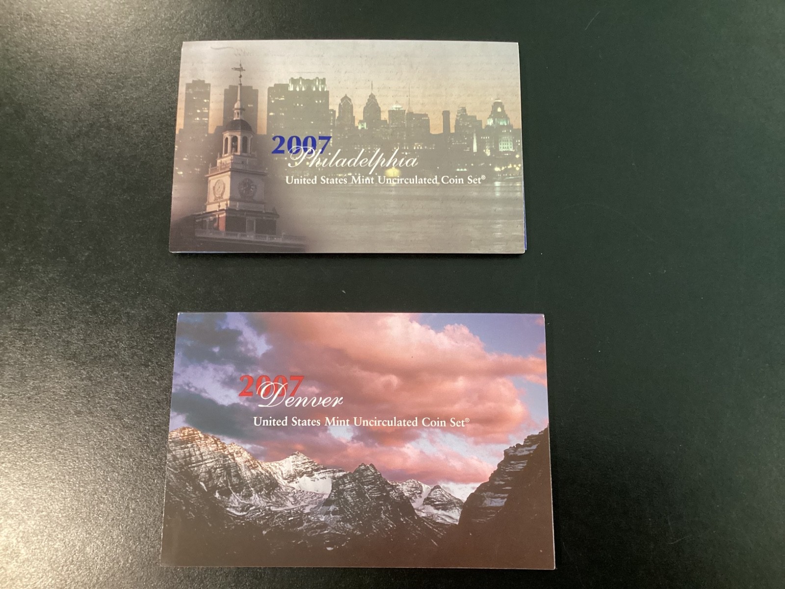 2007 US Mint Uncirculated Coin Set Denver & Philadelphia Mints