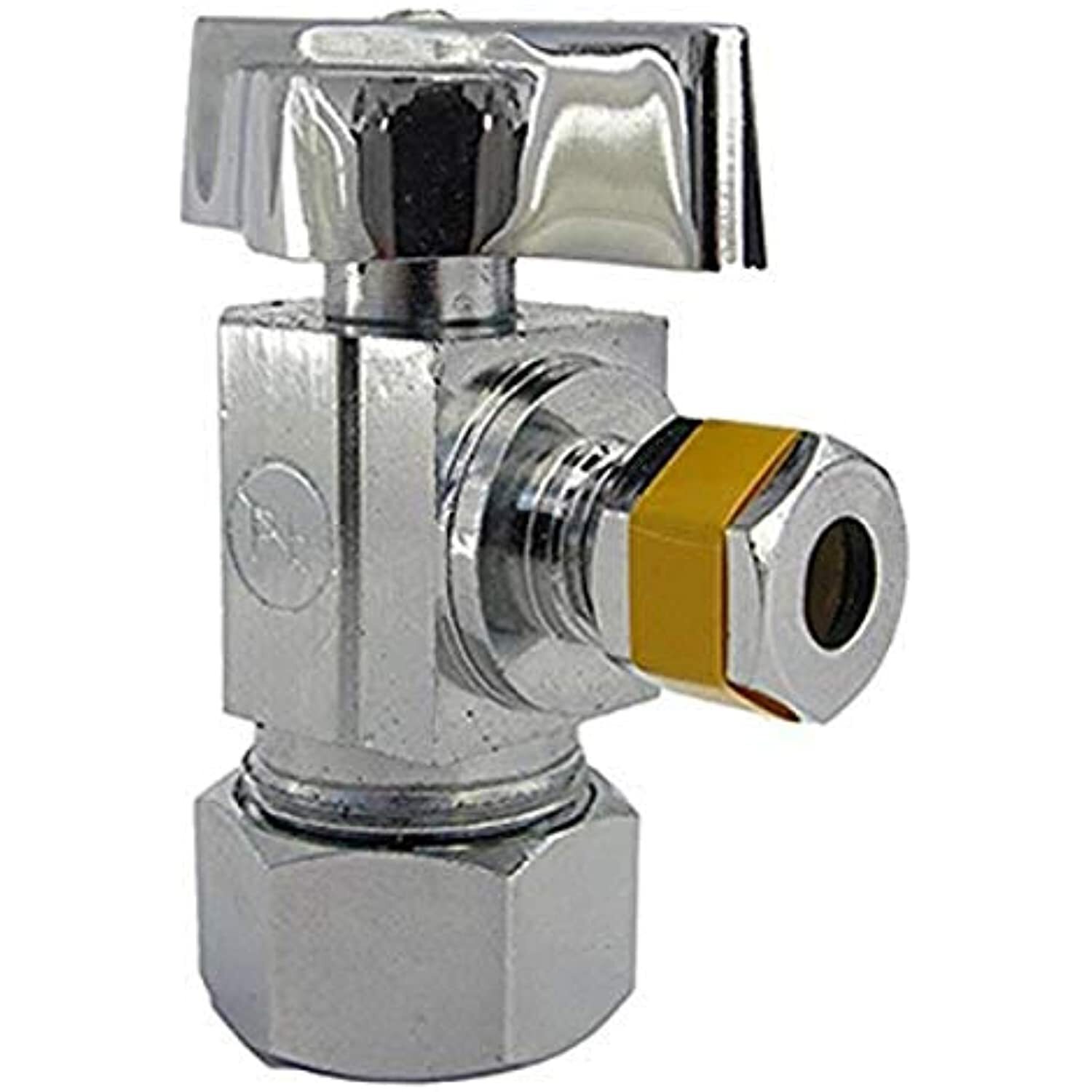 LASCO 06-9263 Angle Stop Quarter Turn Ball Valves, 5/8-Inch Compression Inlet X