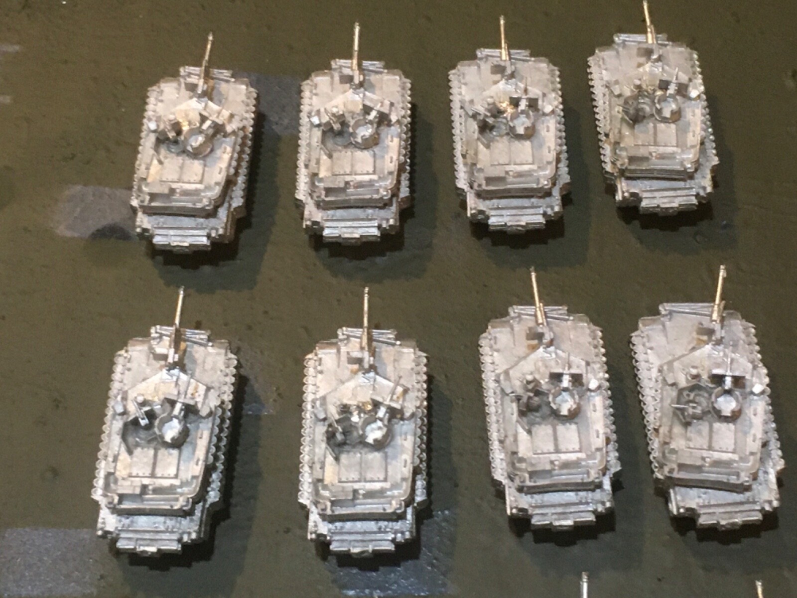 4 GHQ M1A2 TUSK 2 Abrams 1/285 Modern Micro Armor 6mm NATO War USA REDUCED 12.99