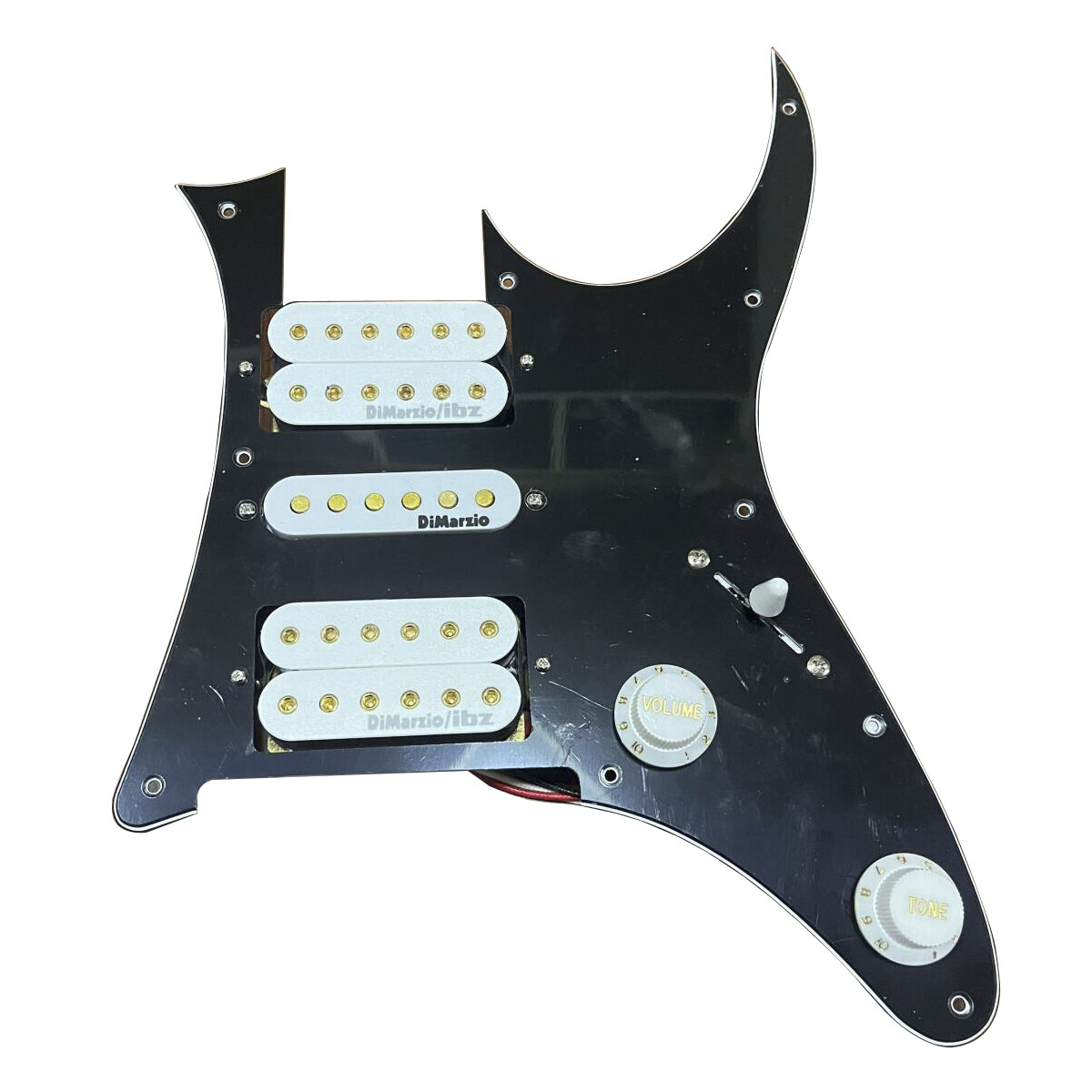 HSH Prewired Pickguard Dimarzio Alnico Guitar Pickup for Ibanez RG2550Z Guitar
