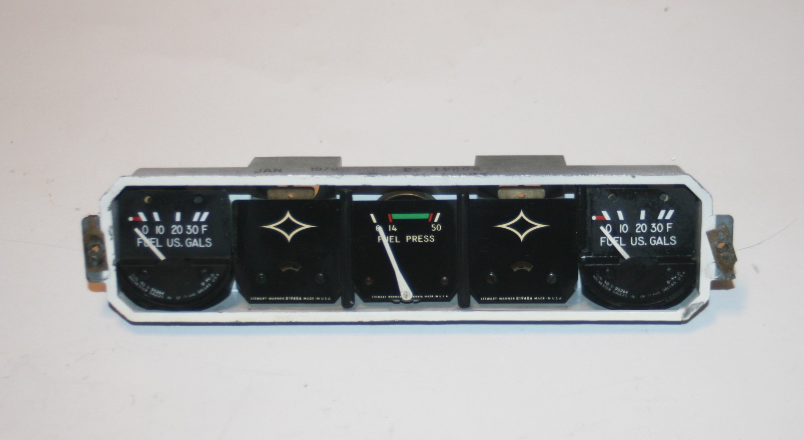 95241-23 Piper PA28R  Fuel And Fuel Pressure Gauge Cluster from 1979 Arrow IV