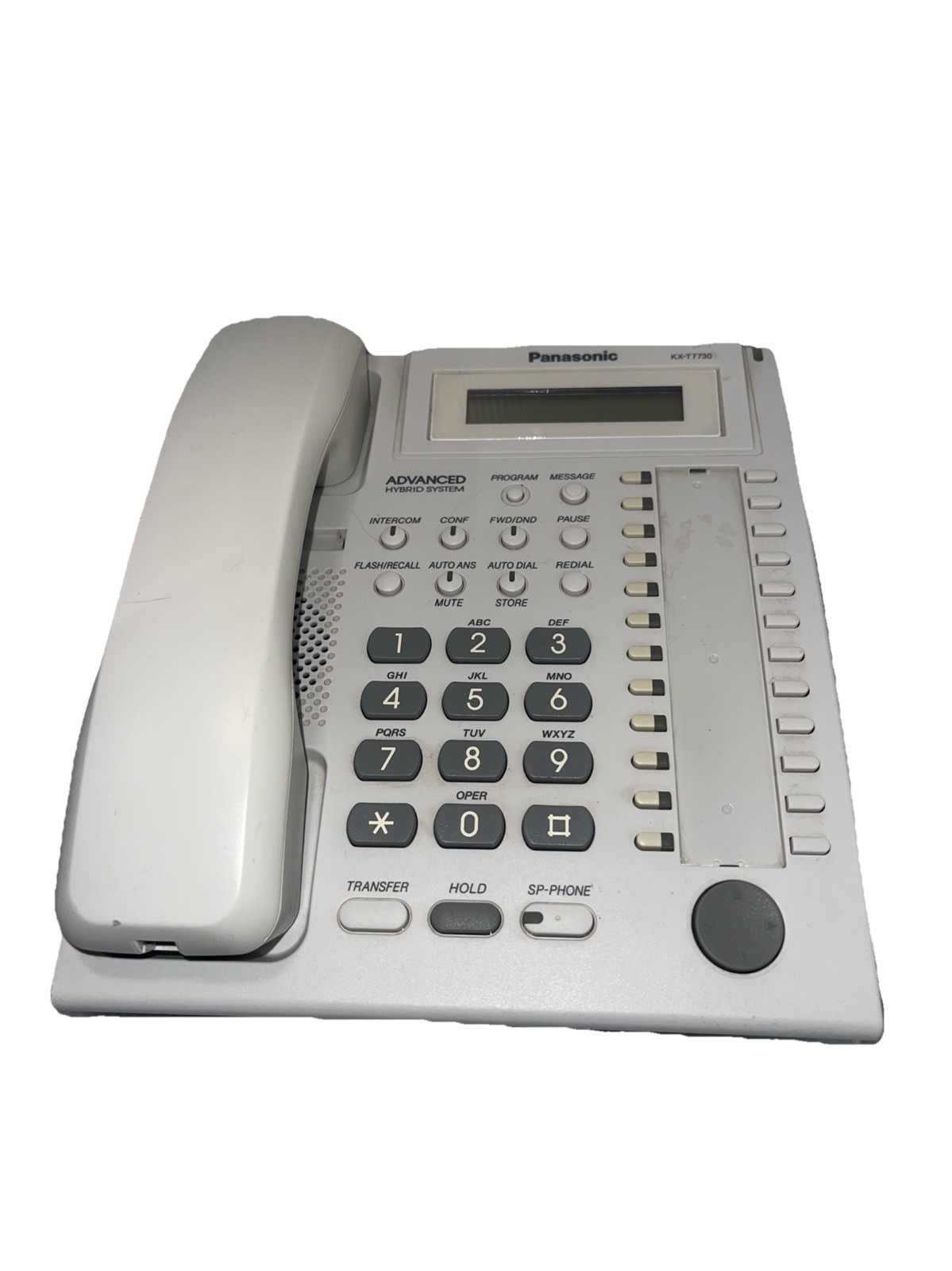 Panasonic Advanced Hybrid System KX-T7730 Digital Phone - White